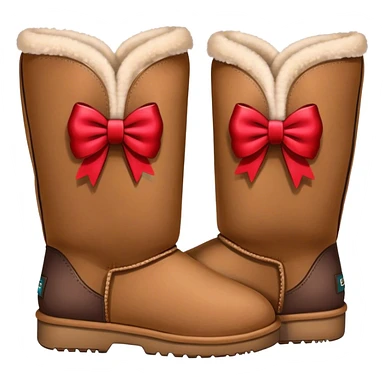 uggs with bow sticker