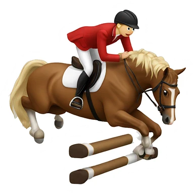 Horse show jumping  sticker