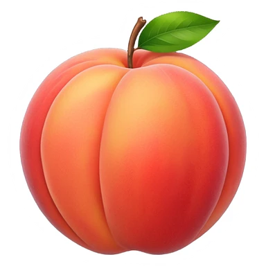 Peach slap hard red sticker
