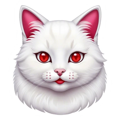 Cat with lipstick  sticker