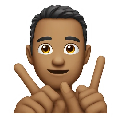 Teo fingers croosing sticker