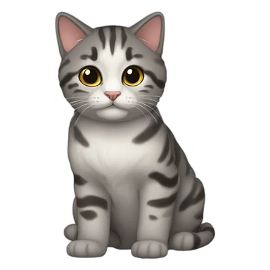 Кошка с воздушным шариком sticker