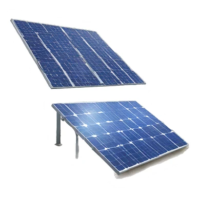 panneau photovoltaïque sticker