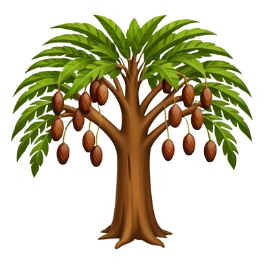 Dates tree sticker