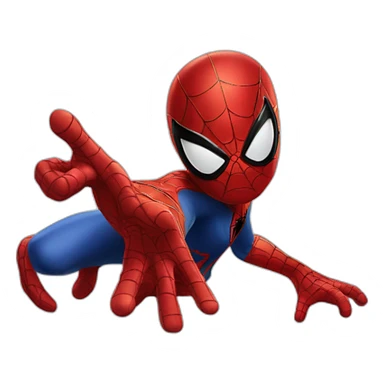 Spider Man doigt d'honneur sticker