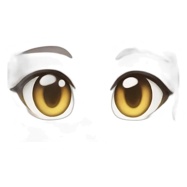 Cat's eye anime girls sticker