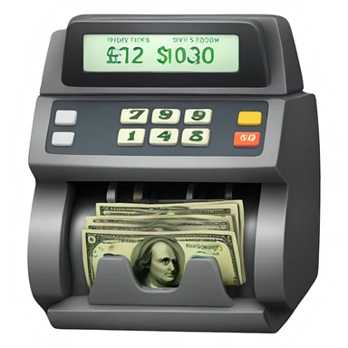 Money counter  sticker