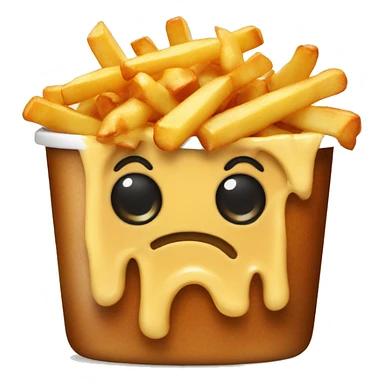 Poutine mange une poutine sticker