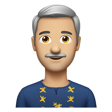 european man wearing a dress  sticker