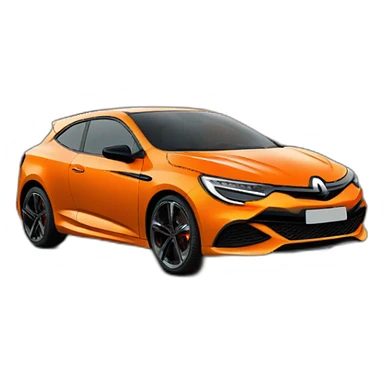 Megane 4 RS Orange sticker