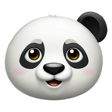 Panda in a bamboo forest sticker