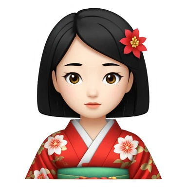 japanese girl sticker