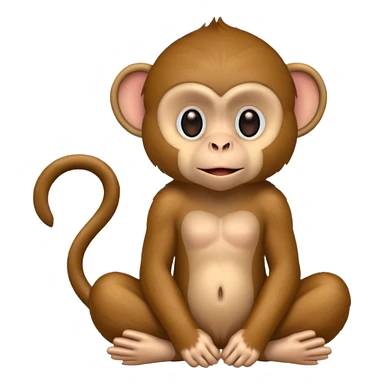 indian monkey sticker