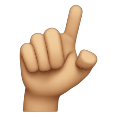 finger up emoji sticker