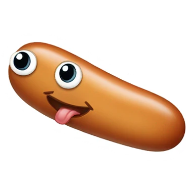 Crying weiner sausage sticker