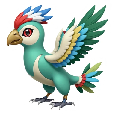 Meloetta-Hawlucha-Xatu-Natu-Swablu-Silvally-Pokémon-Fakémon-fusion-hybrid-creature sticker