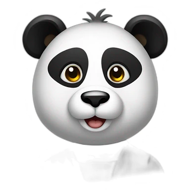 Panda sur homme sticker