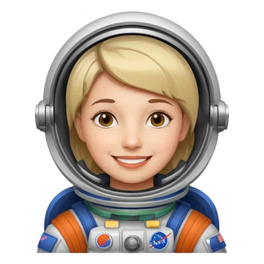 astranots without helmet woman sticker