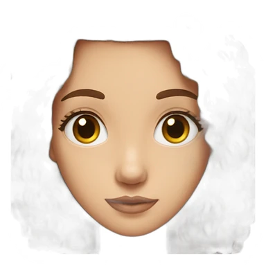 Me cheveux courts noir and my boyfriend cheveux longs brune sticker