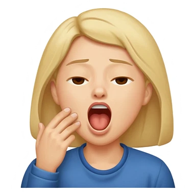People Yawning without Hand sticker