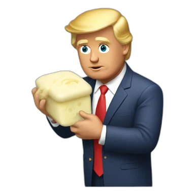 trump-holding-soap sticker