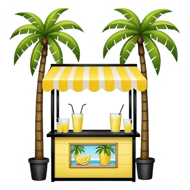  lemonade stall with palm trees sticker