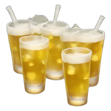 Cheers with shots sticker