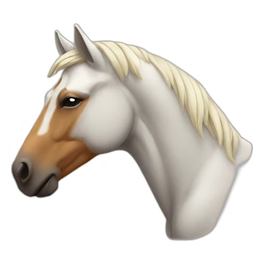 sleeping horse sticker