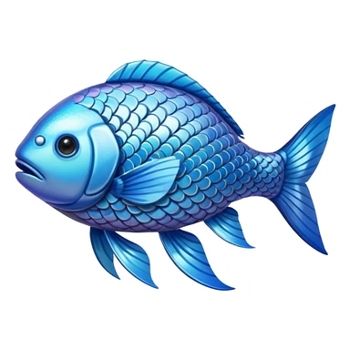 High resolution of  full body fish without distorted sticker