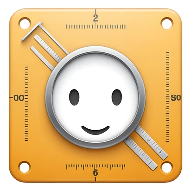 mac os icon crop ruler square wall paint sticker