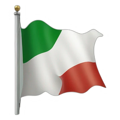 italian flag sticker