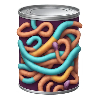 Can of worms sticker