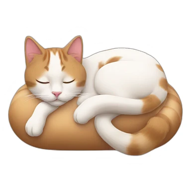 Cat nap sticker