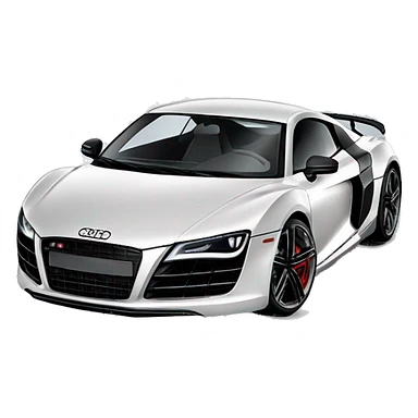 Une audi r8 Abt sticker