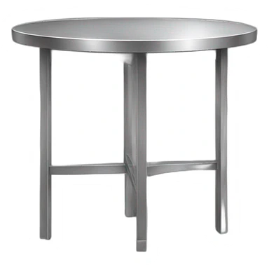 platform table metallic sticker