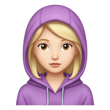 Princess wearing a hoodie  sticker