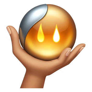 misterious item in hand sticker