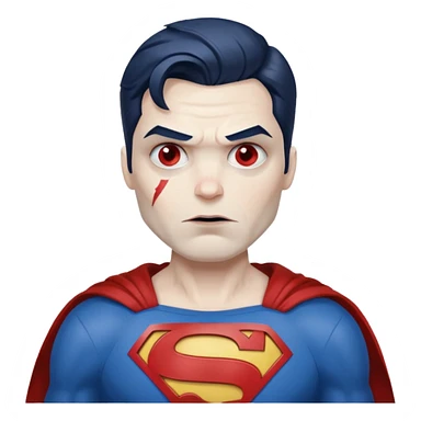 bizarro superman sticker