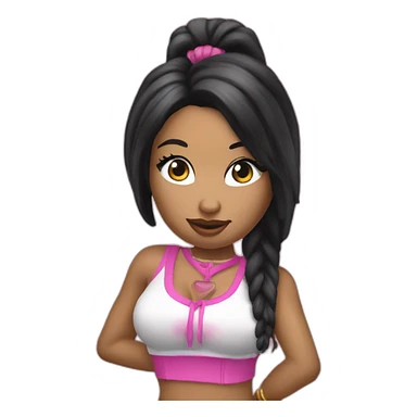 Nicki Minaj from anaconda music video sticker