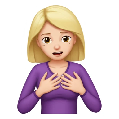 mulher com colica na barriga sticker