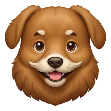  mustached dog sticker