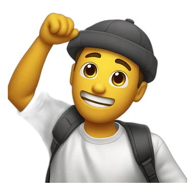 Quelqu'un qui fait un DAB sticker