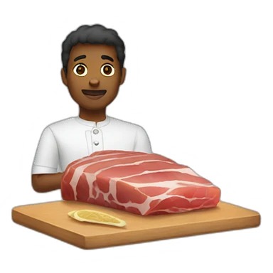 black-jamon sticker