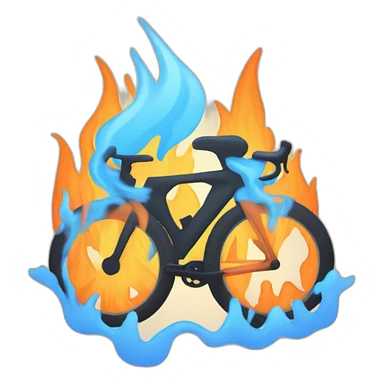 strava flame sticker