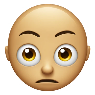 start eyes with a frowny mouth sticker