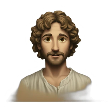 The Son of Man-painting sticker