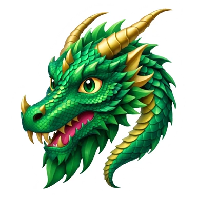 dragon with long bearded sticker