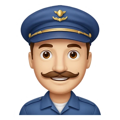 pelon bigote gorra sticker