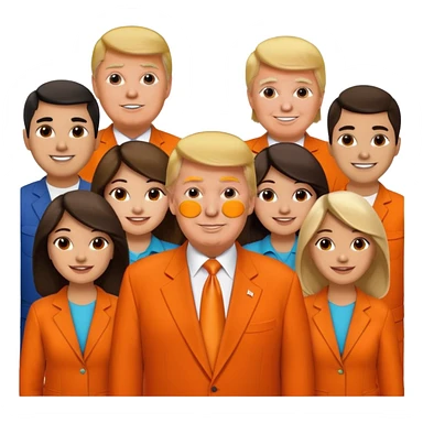 Trump going to jail with Hispanics being freed sticker