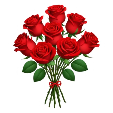 bouquet of roses sticker